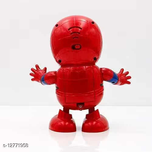 Spider Man Dancing Spider Man Robot Toy with 3D Flashing Lights & Music Toys for Kids, Battery Operated