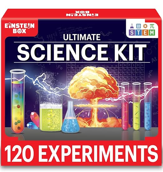 Einstein Box Ultimate Science Experiment Kit for Boys & Girls Ages 8-14