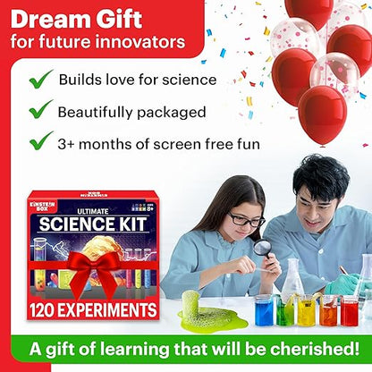 Einstein Box Ultimate Science Experiment Kit for Boys & Girls Ages 8-14