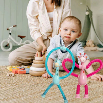 Telescoping Giraffe Playset